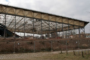 alte Eishalle vor dem Abriss