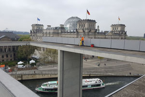Bundestag - Brücken- und Dachbalkensanierung am Marie-Elisabeth-Lüders-Haus