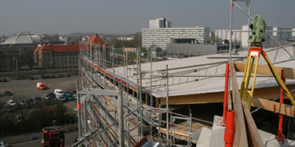 Vermessung für Stahl- und Fassadenbau