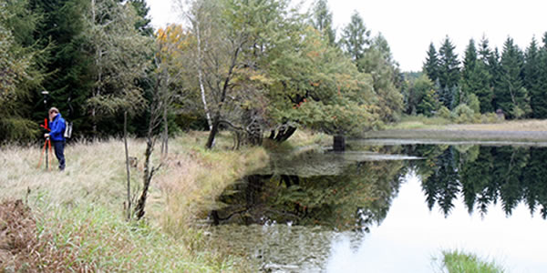 Vermessung für hydrologische Projekte